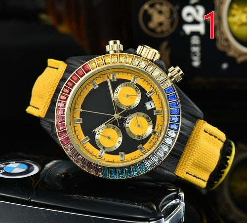 Heren Horloge "Plaid"