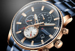 Heren Quartz Horloge – Luxe Uitstraling & Waterbestendig