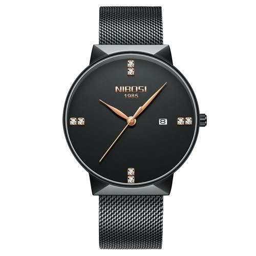 Heren Horloge Nibosi "Noir" – Stijlvol & Betaalbaar