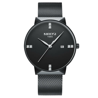 Heren Horloge Nibosi "Noir" – Stijlvol & Betaalbaar