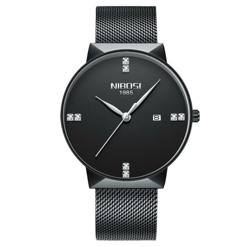 Heren Horloge Nibosi "Noir" – Stijlvol & Betaalbaar