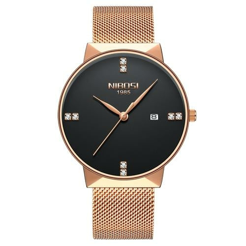 Heren Horloge Nibosi "Noir" – Stijlvol & Betaalbaar