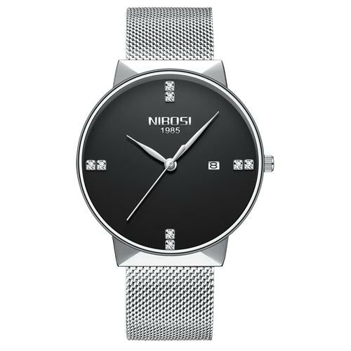Heren Horloge Nibosi "Noir" – Stijlvol & Betaalbaar