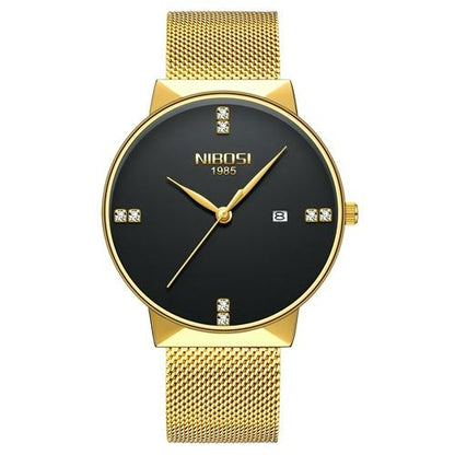Heren Horloge Nibosi "Noir" – Stijlvol & Betaalbaar