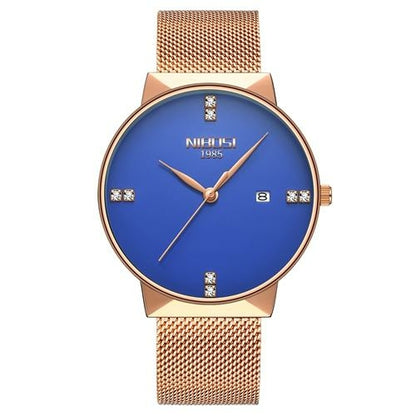 Heren Horloge Nibosi "Noir" – Stijlvol & Betaalbaar